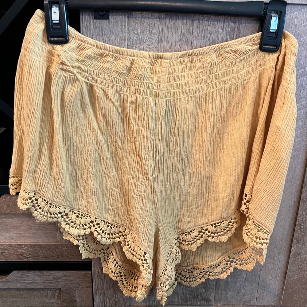 Yellow Forever 21 shorts
